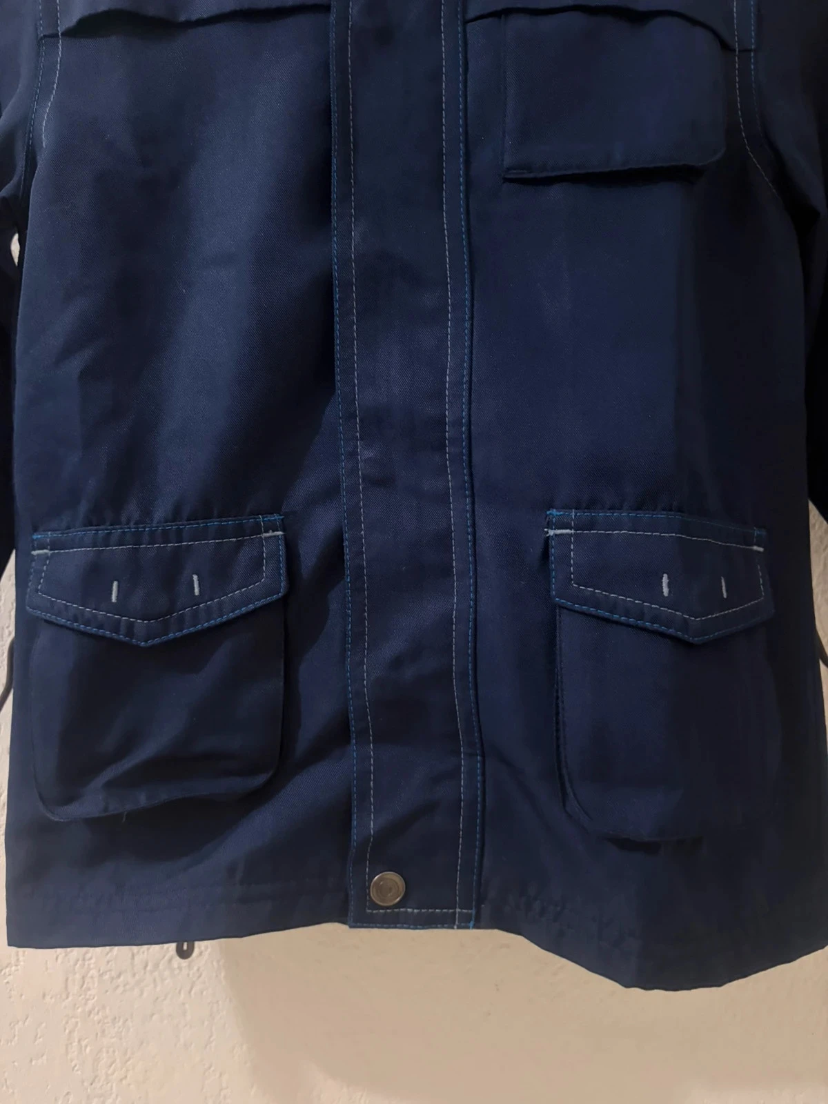 Waterdichte Blauwe Lupilu Klassieke Regenjas – Zeemanstijl & Bescherming – Maat 5-6 Jaar (116 cm) – photo 3